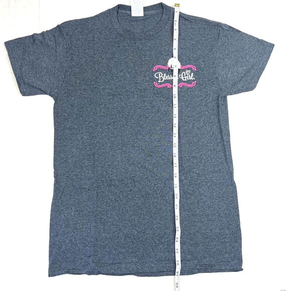 Blessed Girl "Walk by Faith Not By Sight 2 Cor 5:7' Gray Womens T-Shirt Size S - Picture 5 of 8